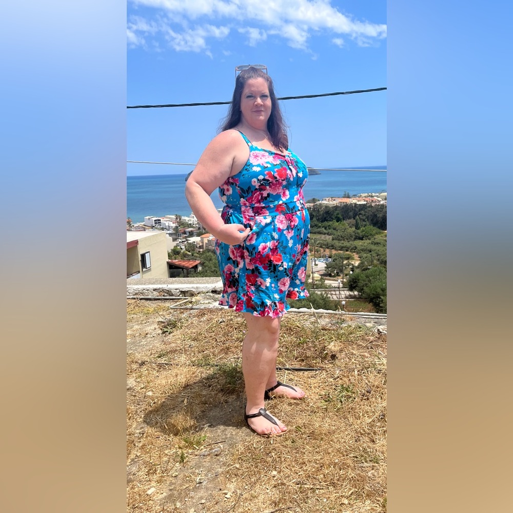 Torrid floral, romper, body 3X